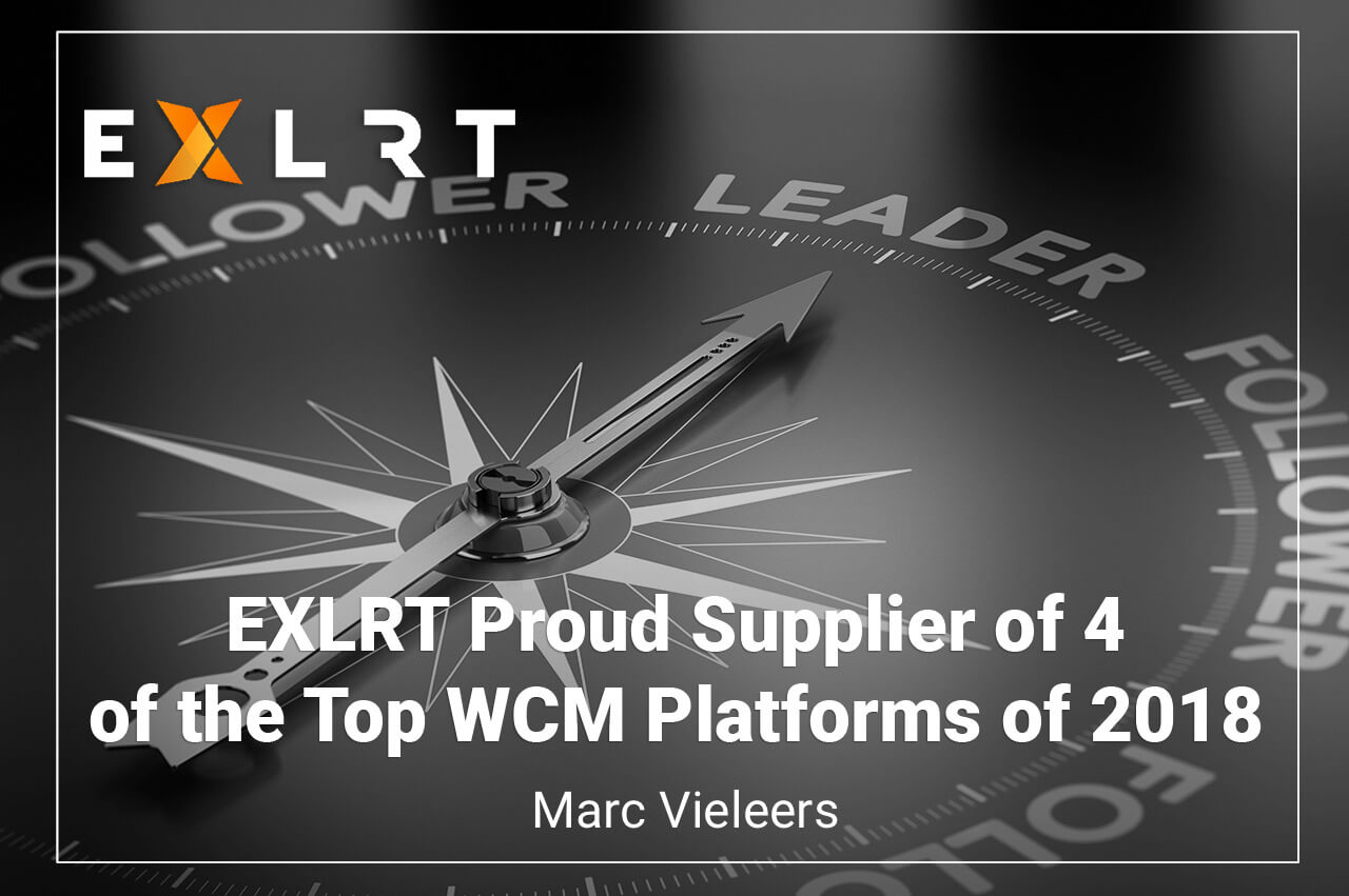 EXLRT Proud Supplier of 4 of the Top WCM Platforms of 2018