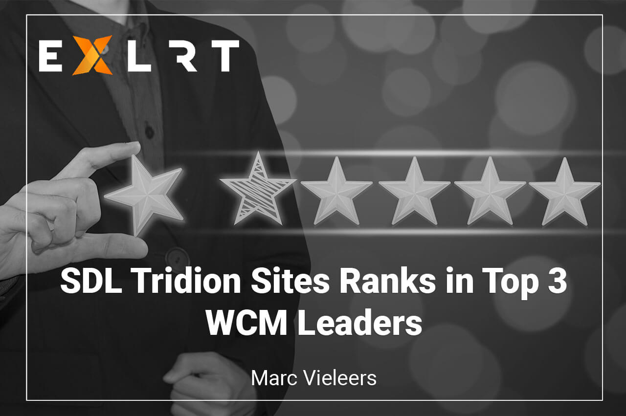 SDL Tridion Sites Ranks in Top 3 WCM Leaders